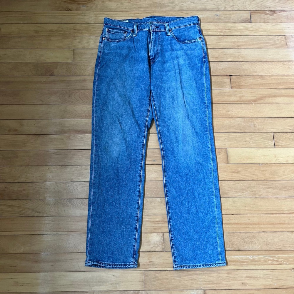 Levis Premium 541 Athletic Taper Jeans Mens W32 L32 Medium Blue WaterLess